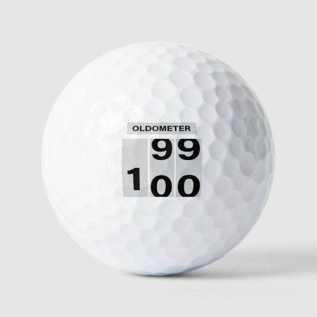 Balles De Golf OLDOMÈTRE 100e anniversaire 99 à 100 (Recto)
