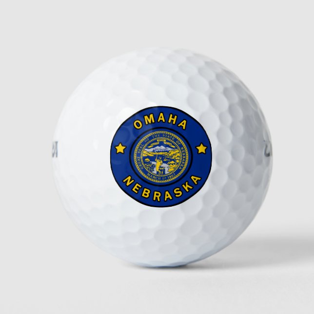Balles De Golf Omaha Nebraska (Devant)