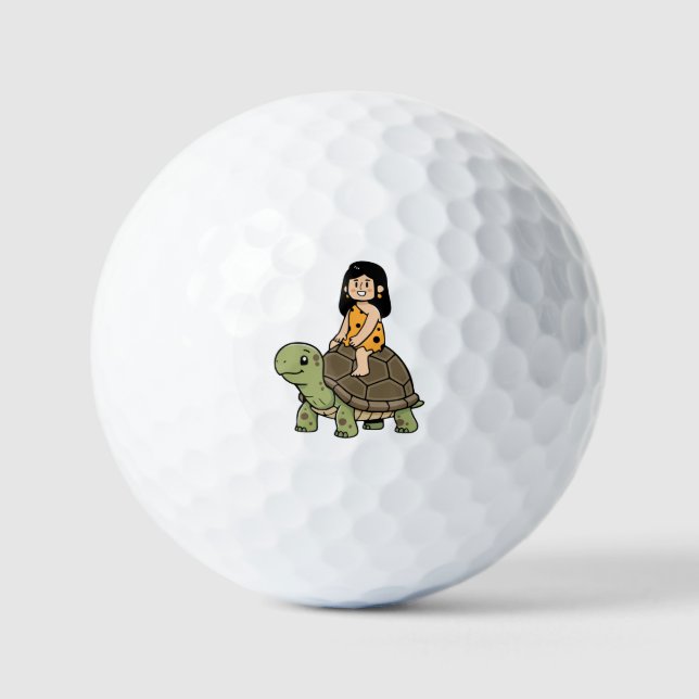 Balles De Golf Oona et la Tortue (Recto)