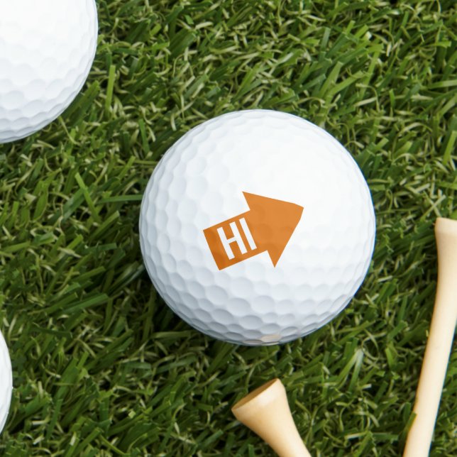 Balles De Golf Orange Impact Arrow (Créateur téléchargé)