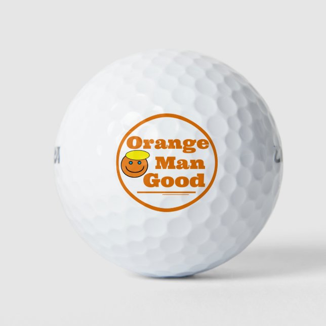Balles De Golf Orange Man BON (Devant)