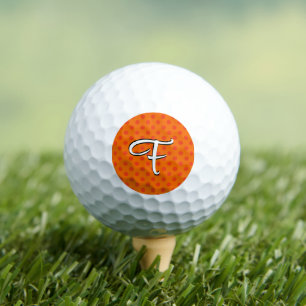 Balles De Golf Orange Personnaliser les Pois colorés
