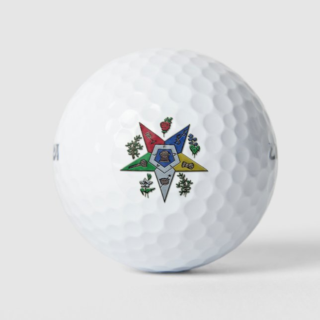 Balles De Golf Ordre De L'Étoile Orientale (Devant)