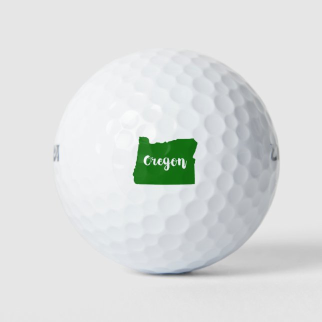 Balles De Golf Oregon State Green (Devant)
