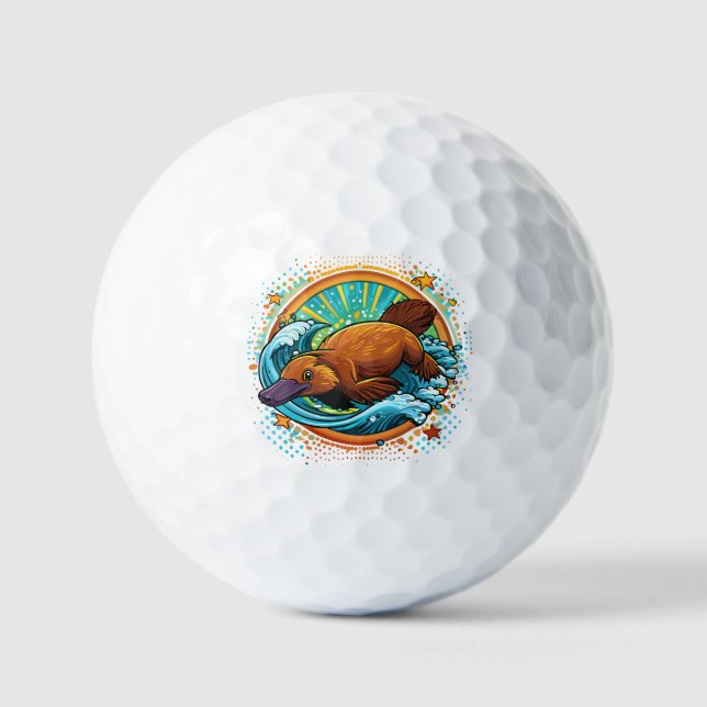 Balles De Golf Ornithorynque (Recto)