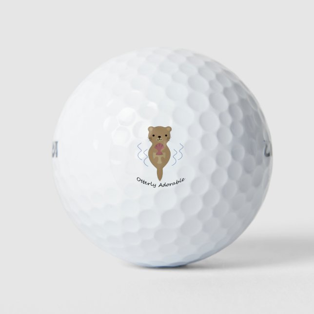 Balles De Golf Otter adorable (Devant)
