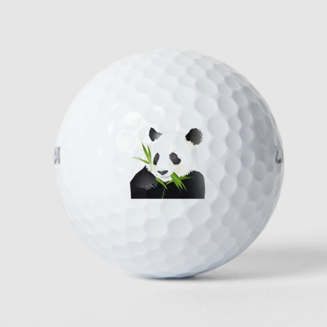 Balles De Golf Ours Panda (Devant)