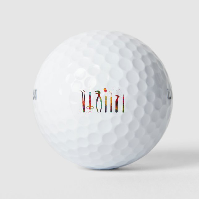 Balles De Golf Outils de dentiste (Devant)