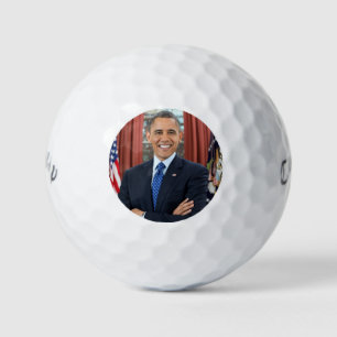 Balles De Golf Oval Office Portrait, Obama Barack Président des É