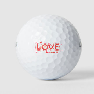 Balles De Golf OWRAssist Love Rescues