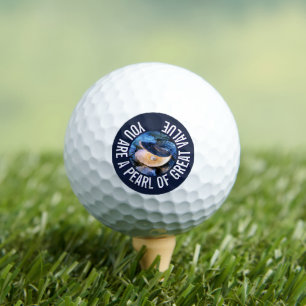 Balles De Golf OYSTER Pearl de grande valeur Personnalisé chrétie