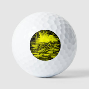 Balles De Golf Paire de dauphins dans le soleil
