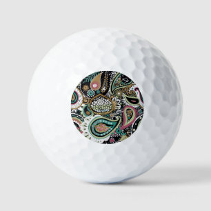 Balles De Golf Paisley asiatique : design moderne et sans soudure