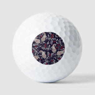 Balles De Golf Paisley indien traditionnel, motif sans soudure.