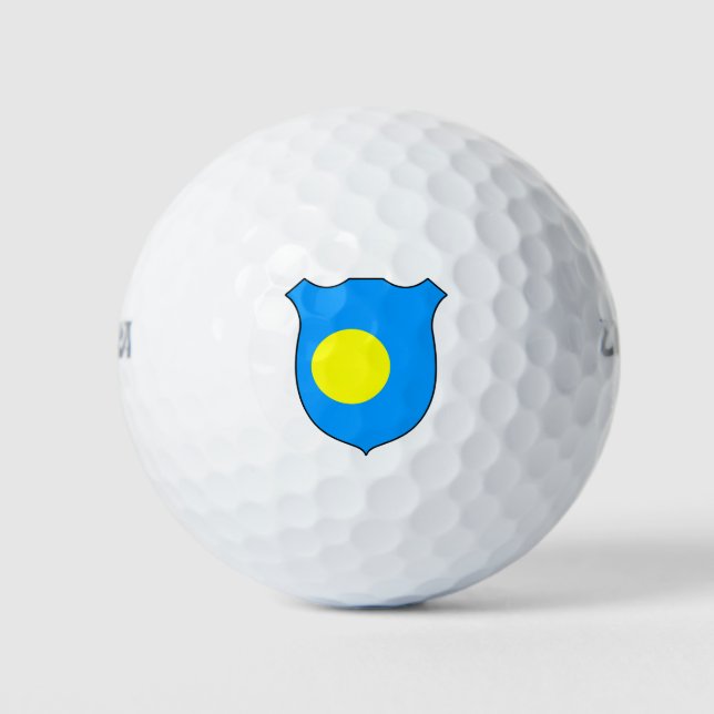 Balles De Golf Palau Drapeau Grand Patriotique (Devant)