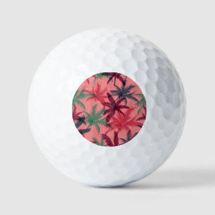 Balles De Golf Palmiers tropicaux : Motif sans couture
