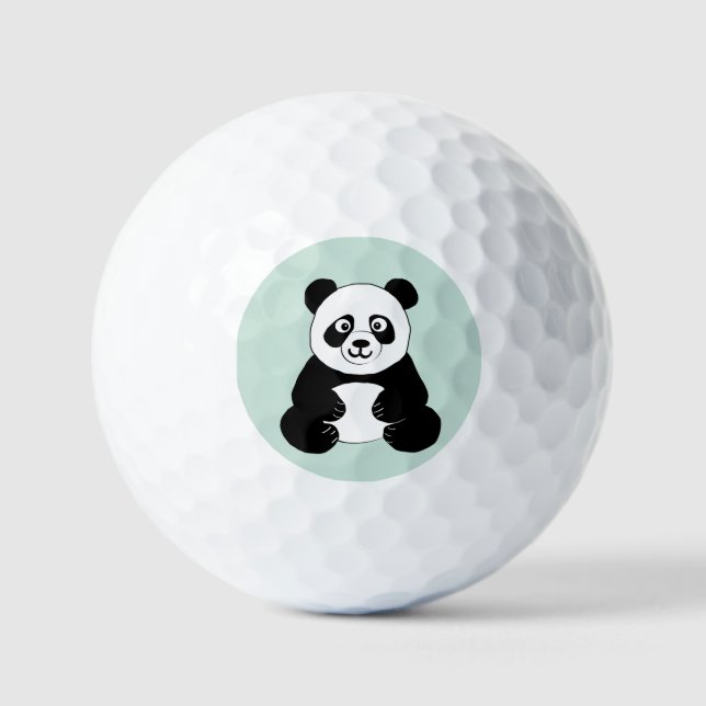 Balles De Golf Panda (Recto)