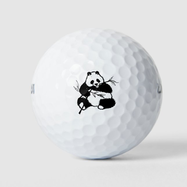 Balles De Golf Panda (Devant)