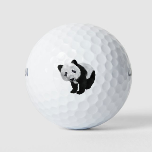 Balles De Golf Panda Cub (Devant)