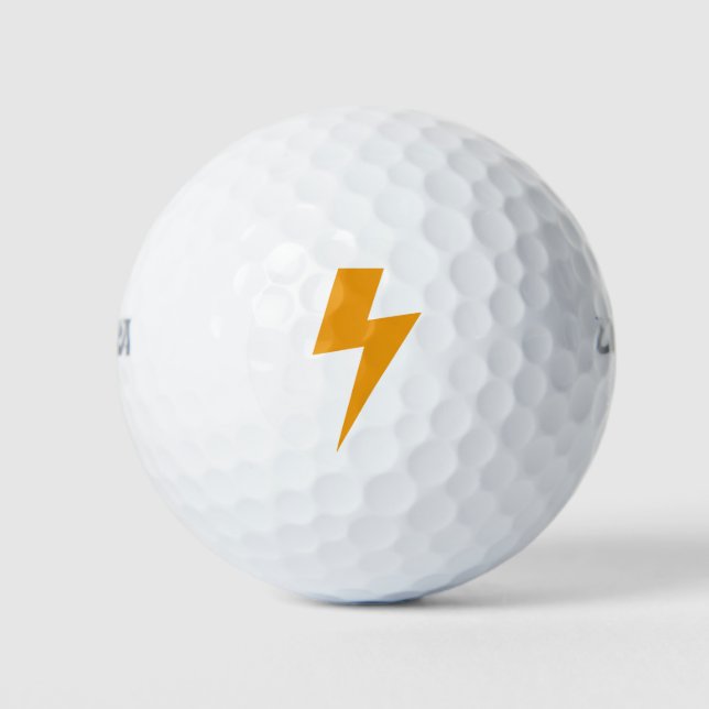 Balles De Golf Panneau d'énergie Thunder Energy Blanc jaune (Devant)