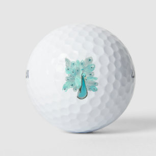 Balles De Golf paon turquoise