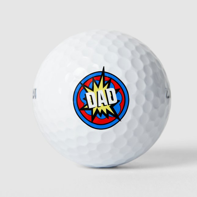 Balles De Golf Papa Bang BD Coloré (Devant)