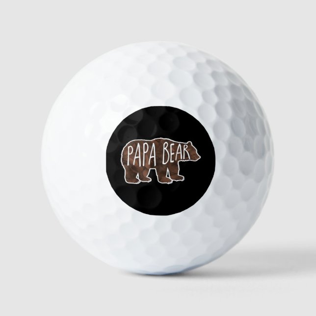 Balles De Golf Papa Bear Classique (Recto)