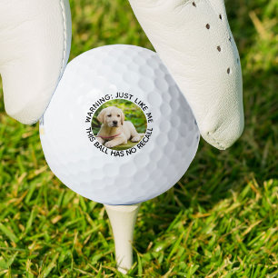 Balles De Golf Papa Chien Drôle Pas de Rappel Personnalisé Photo