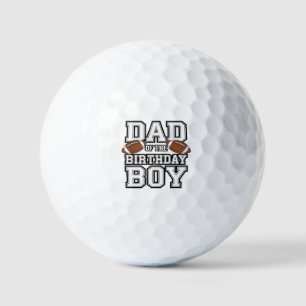 Balles De Golf Papa du garçon fêté Fan de football Famille annive