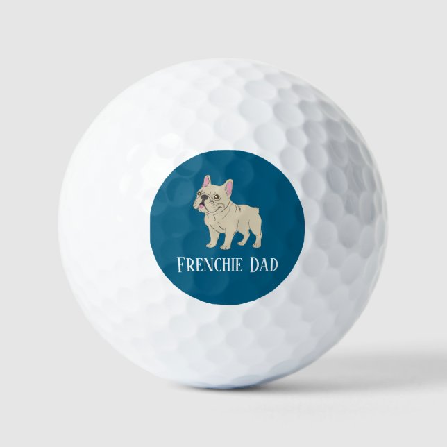 Balles De Golf Papa Frenchie (Recto)
