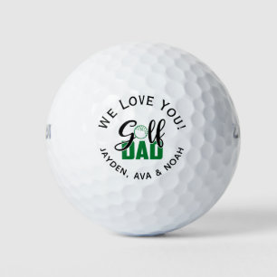 Balles De Golf Papa Golf Vert