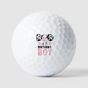 Balles De Golf Papa Mignon du Garçon de la Ferme de Vaches qui Fê