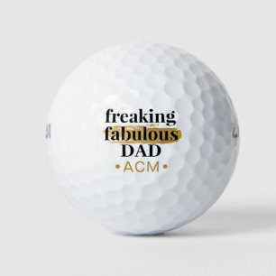 Balles De Golf Papa Monogram Golf Balls sont fabuleux fabuleux