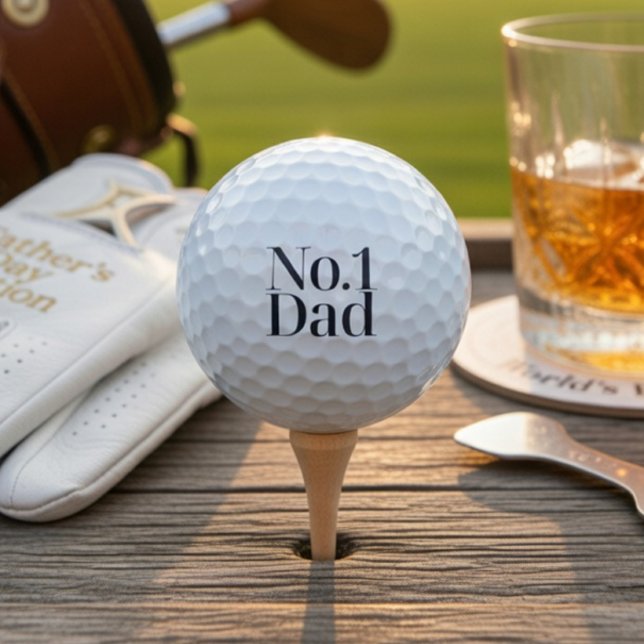 Balles de golf Papa n°1 | Cadeau drôle de golf pou (Créateur téléchargé)