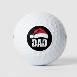 Balles De Golf Papa Père Noël Famille de Noël Correspondant Pyjam