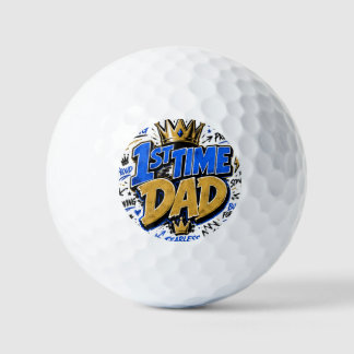 Balles De Golf Papa pour la 1ère fois Café Deux Tons