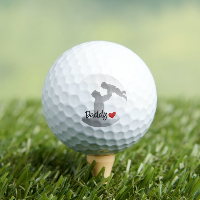 Balles De Golf Papa, première fête des pères, premier père heureu (T-shirt Insitu)