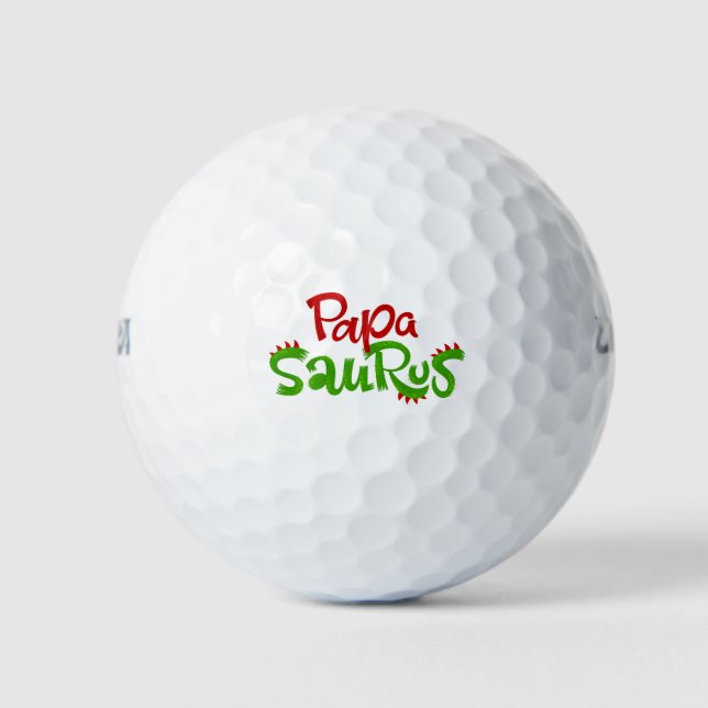 Balles De Golf Papa Saurus Graphic (Devant)