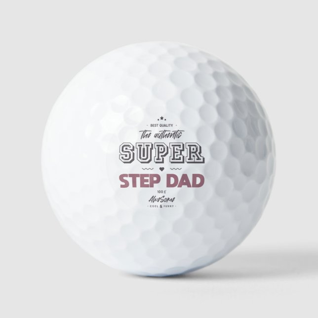 Balles De Golf Papa super step authentique (Recto)