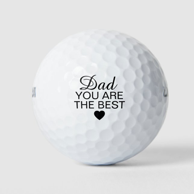 Balles De Golf Papa | Tu es le meilleur (Devant)