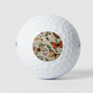 Balles De Golf Papillon Moth Nature Collection Dessin