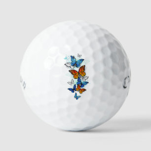 Balles De Golf Papillons volants Morpho et Monarch
