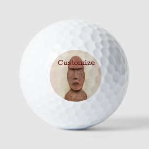Balles De Golf Pâques Île Moai Head Thunder Cove