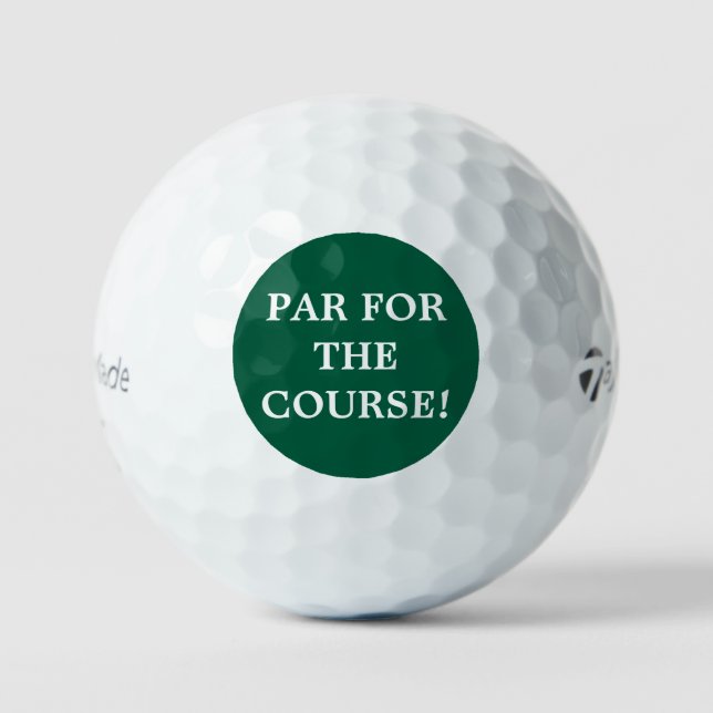Balles De Golf par pour le cours (Recto)