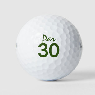 Balles De Golf Parcours de golf de 30 par pour golfeurs de 30e an