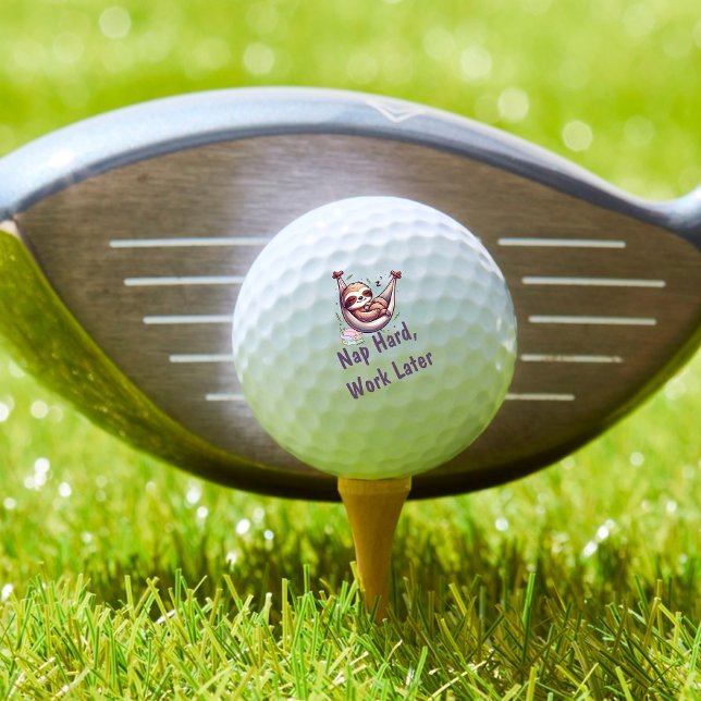 Balles De Golf Paresseux Dure Sommeil (Créateur téléchargé)