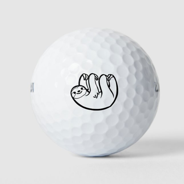 Balles De Golf paresseux - Sloth drôle (Devant)