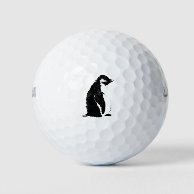 Balles De Golf Parfait Penguin Golf Balls (Devant)