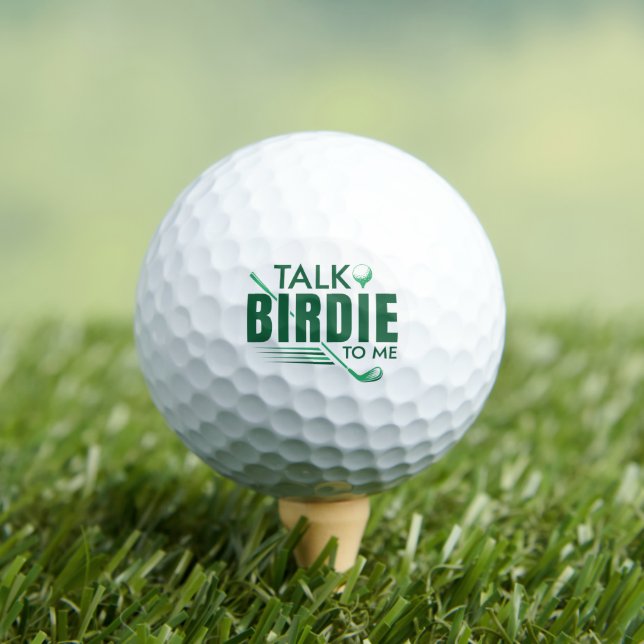 Balles De Golf Parle Birdie à moi (T-shirt Insitu)
