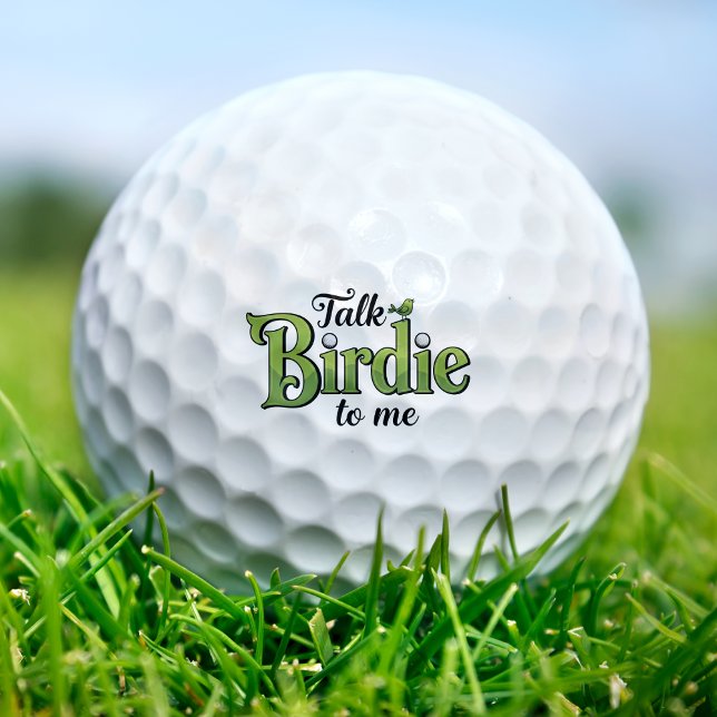 Balles De Golf Parle Birdie à moi drôle (Talk Birdie to Me Funny Golf Balls
)